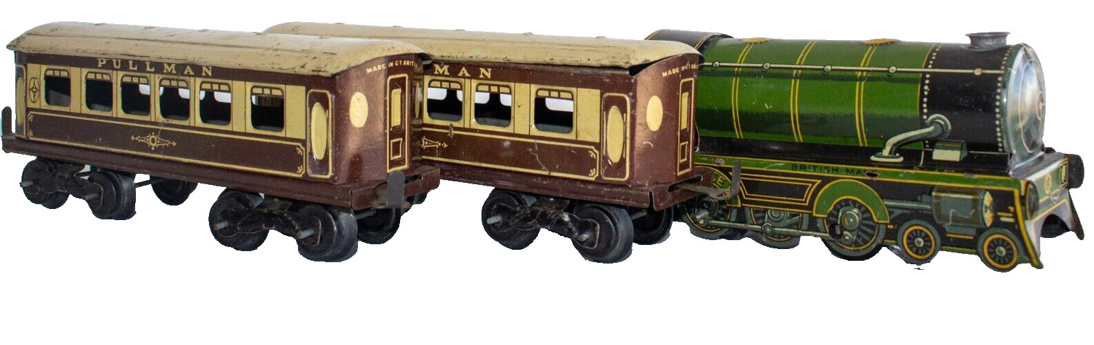 1940’s British Wells/Mettoy Tin Lithographed “George the 5th” Train set