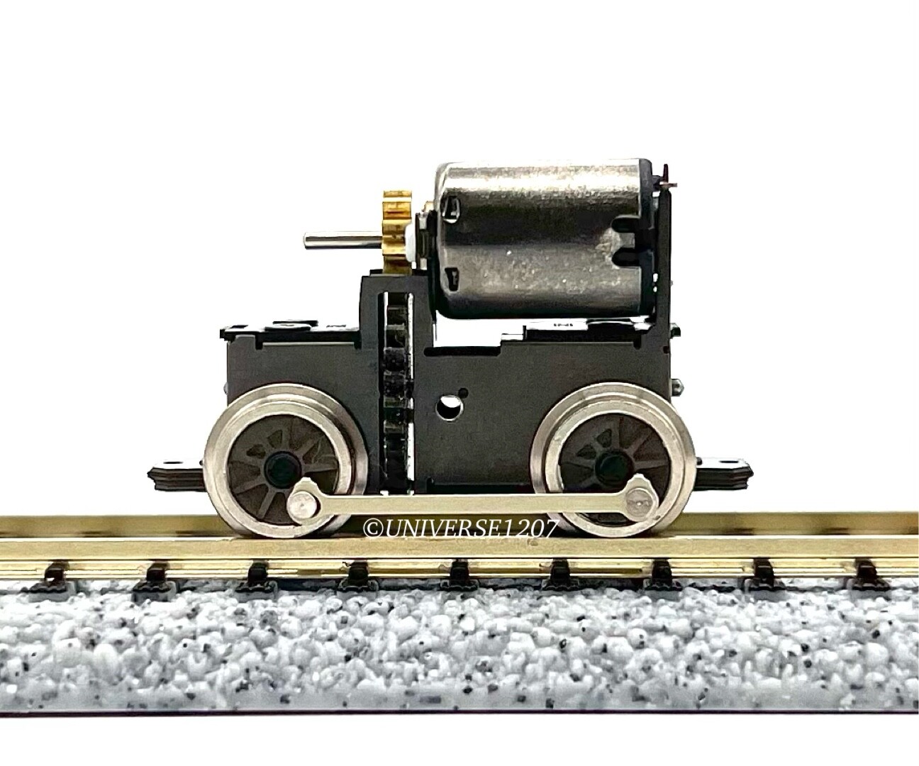 N/HOn30/HOe/009/O9 Aru-Model N16.5 0-4-0 Locomotive Power Drive Chassis D8mm