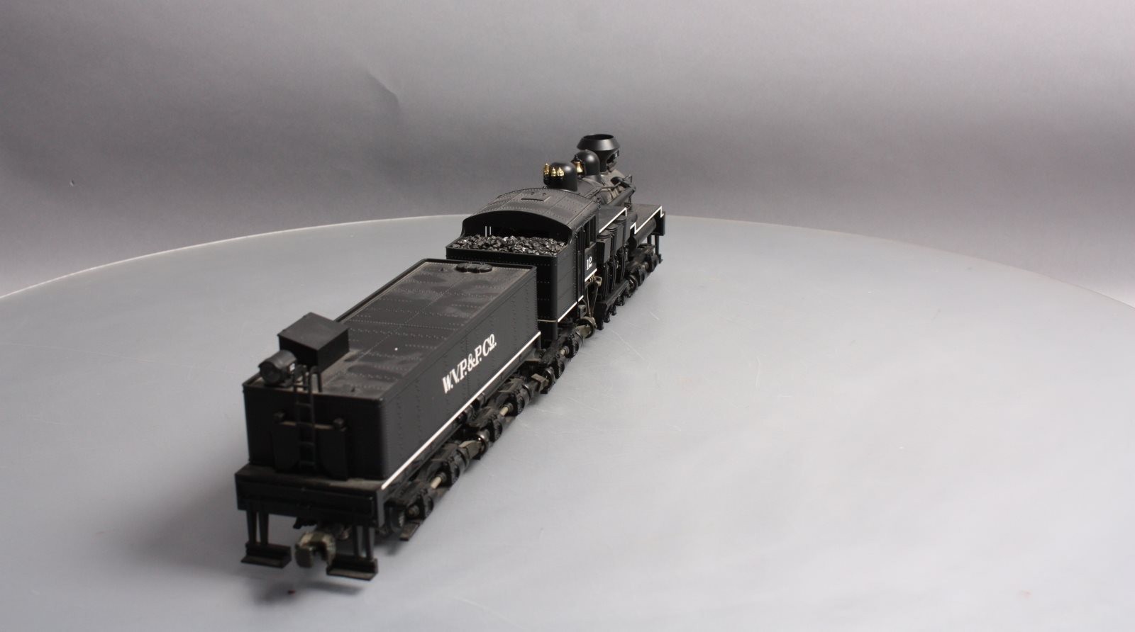 MTH 20-3023-1 O Gauge W.V.P&P Shay Steam Locomotive & Tender w/PS1 #12 LN/Box