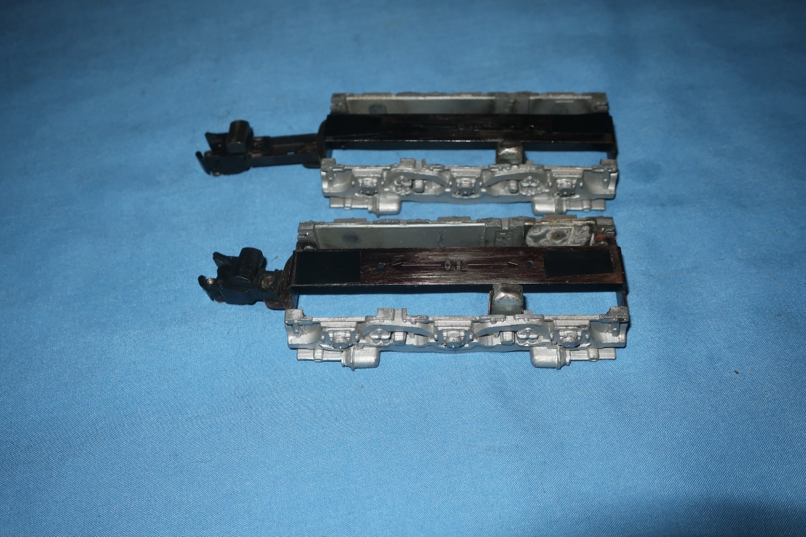 American Flyer Diesel Alco Front & Rear Side Frames w/Knuckle Couplers