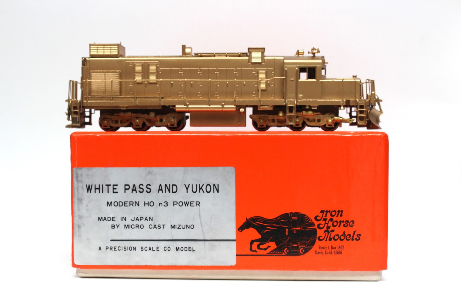 HON3 BRASS PSC PRECISION SCALE WHITE PASS AND YUKON WP&Y DIESEL ALCO C-C DL-535