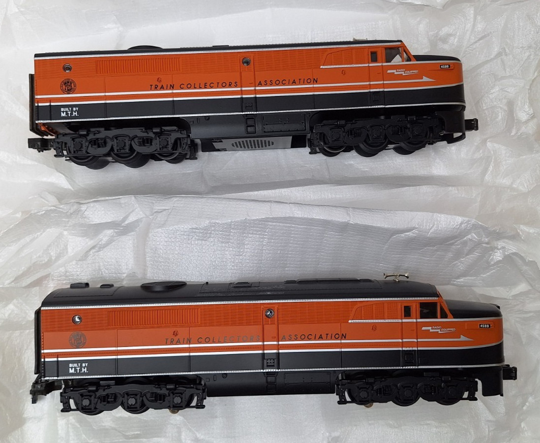 Rail King By MTH Alco PA Diesel AA Set TCA 1999 Conv #30-2172-1 Cab#4599