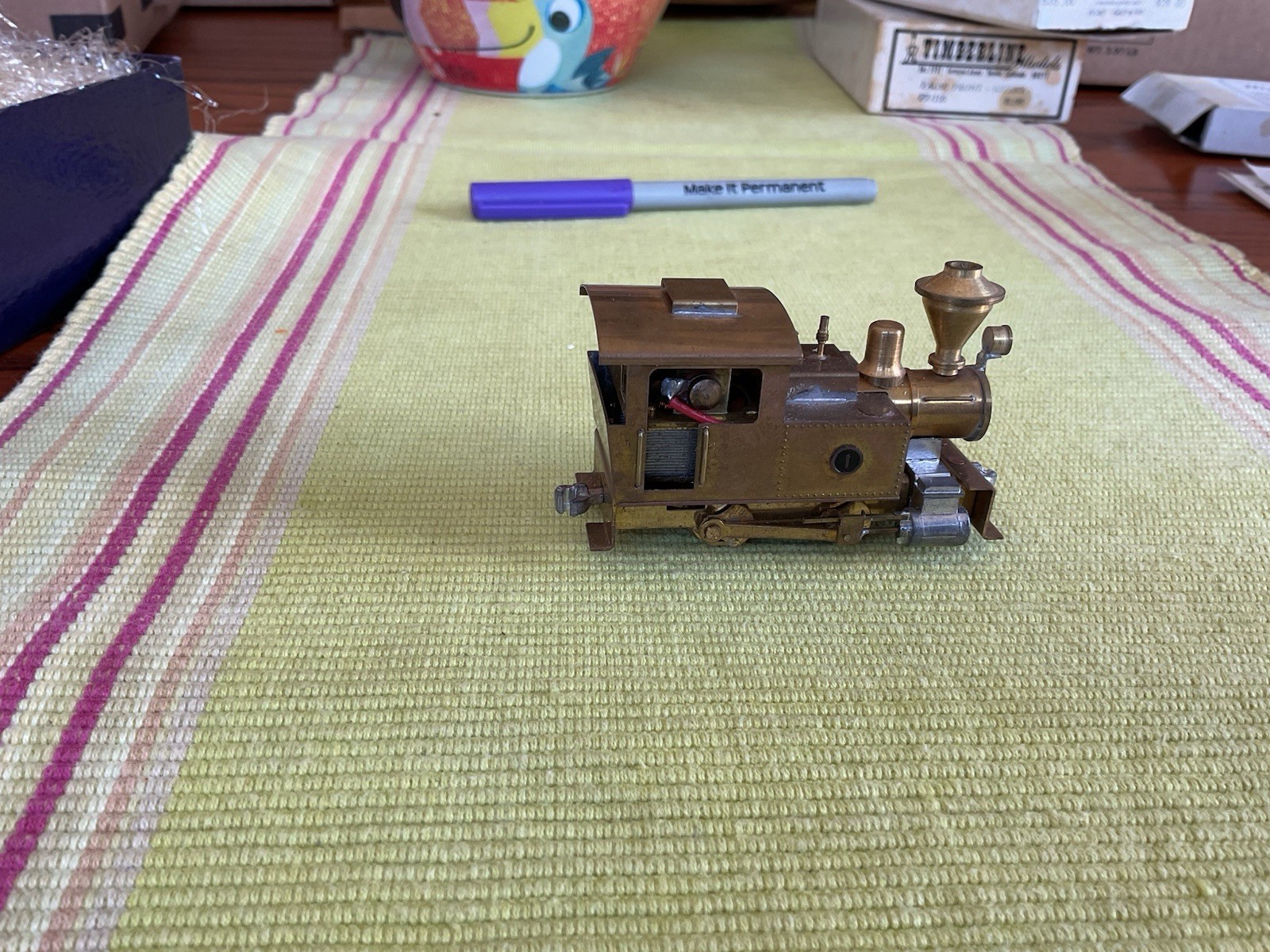 Ken Kidder Railroad Models The MUDHEN HOn3 0-4-T Engine Locomotive BRASS