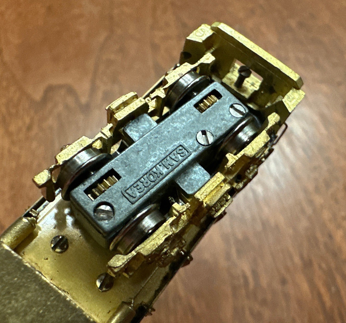 Hallmark Models N Scale Brass GP38 W/Plow Filter Box & D. B. Runs Well LNIB NY