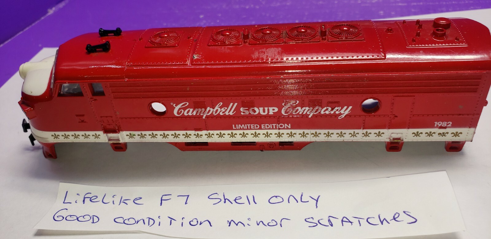 SHELL ONLY FOR Life-Like 1982 F7 Diesel Locomotive