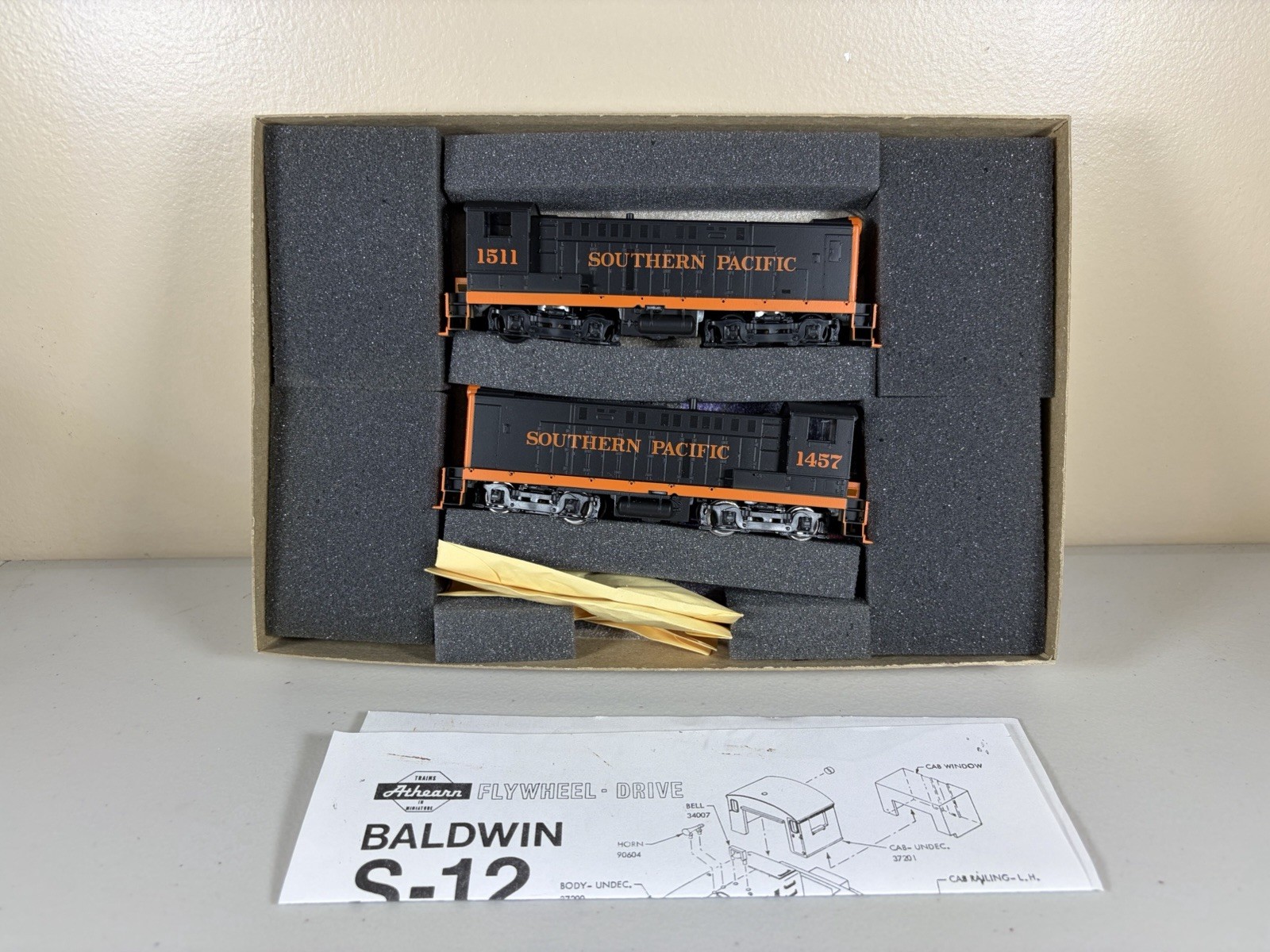 HO Athearn Special Edition Southern Pacific S12’s #1457 & #1511 Brand New 2219