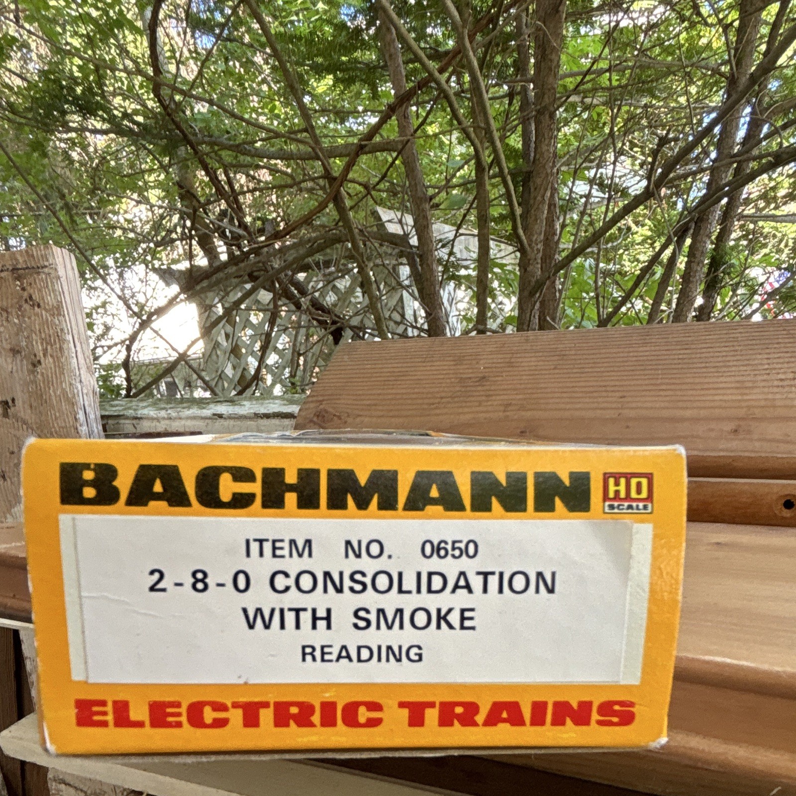 Bachmann HO Reading 2-8-0 Steam Loco DC Analog 2-Rail Light Smoke 0650