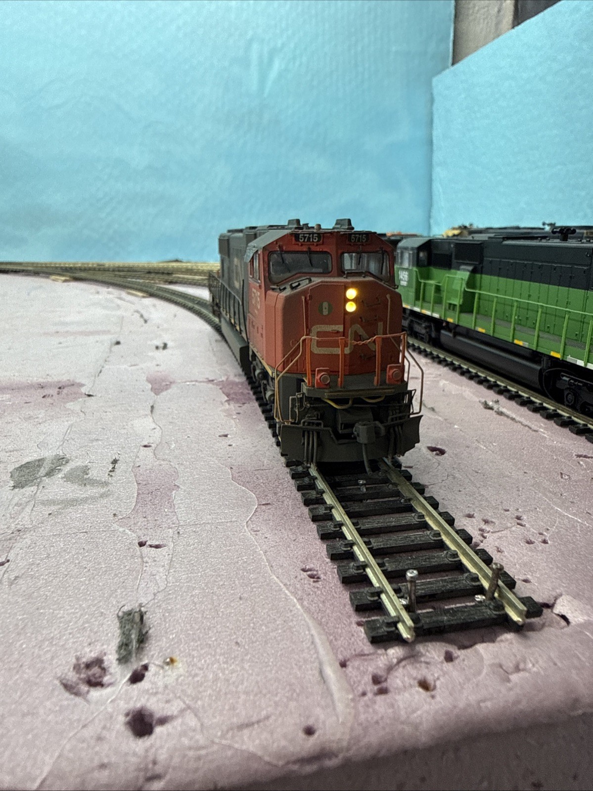 Ho Scale Custom Weathered Walthers CN EMD SD75I DCC Sound With Added Details