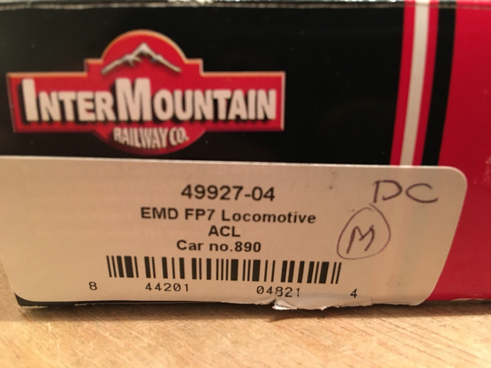HO Intermountain Atlantic Coast Line EMD FP7 Diesel Locomotive ACL #890