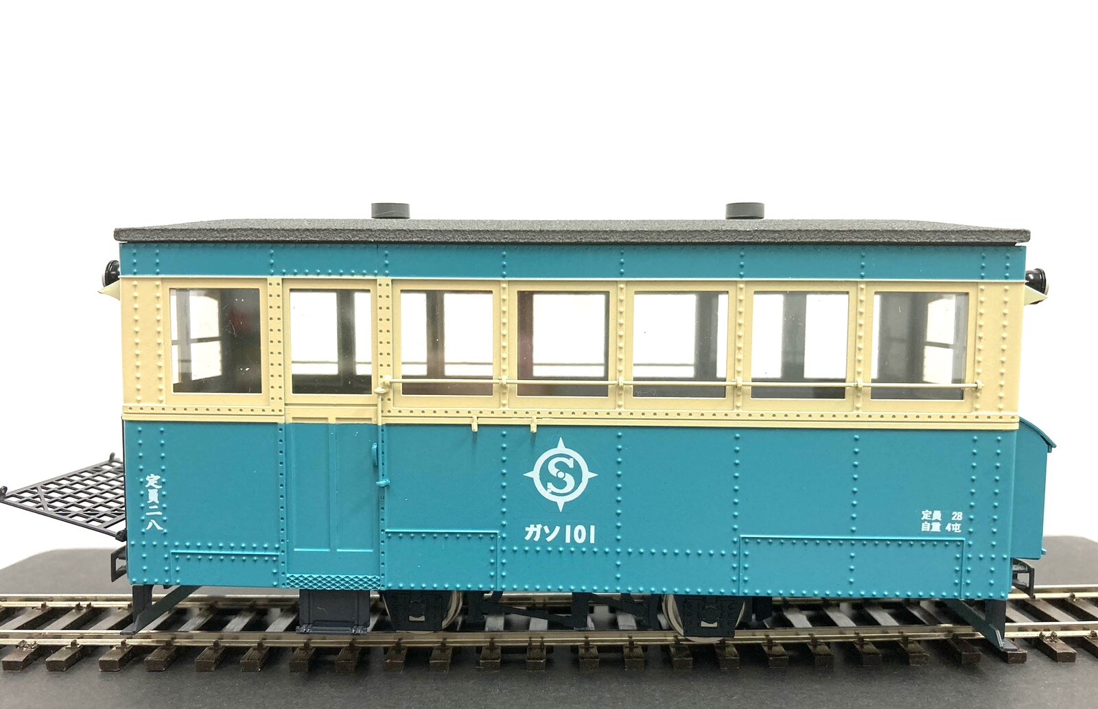 On30/Oe Scale Numajiri Gaso-101 Railcar RTR Brass Model 0e Narrow Gauge Railbus