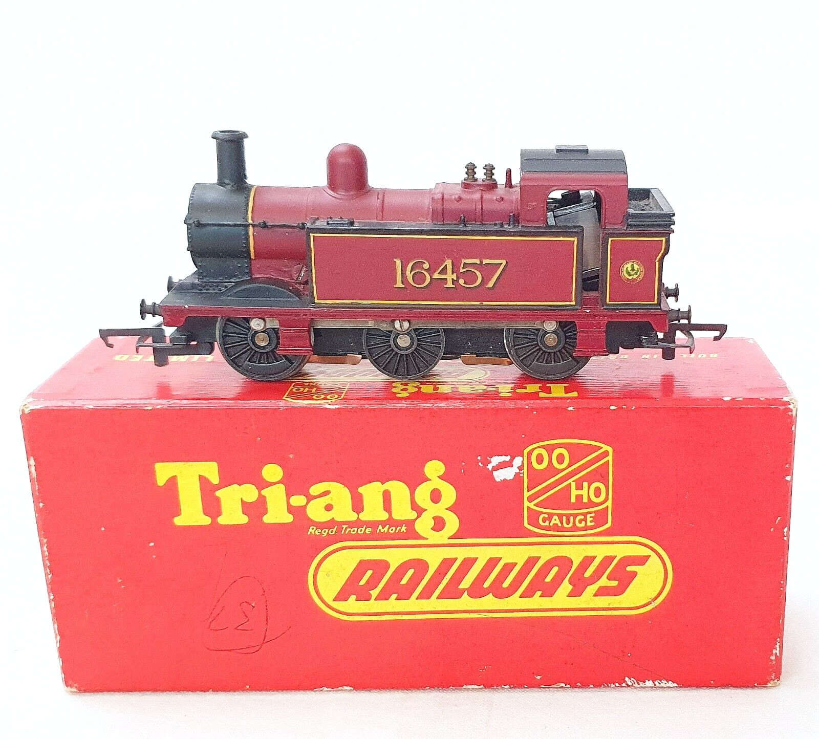 Tri-ang Triang OO HO LMS Class 3F “16457” TANK STEAM LOCOMOTIVE Upgraded NMIB`60