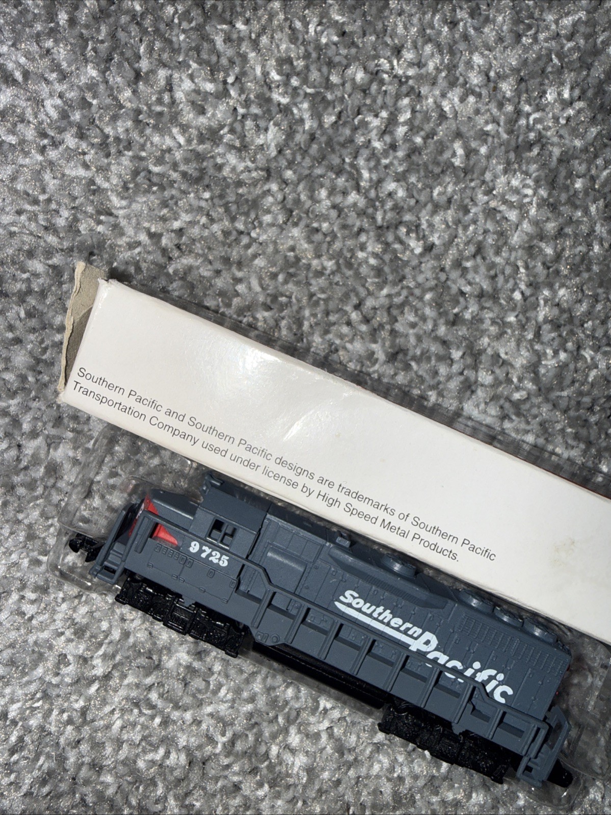 Southern Pacific Model Train Toy Vintage High Speed Metal Products