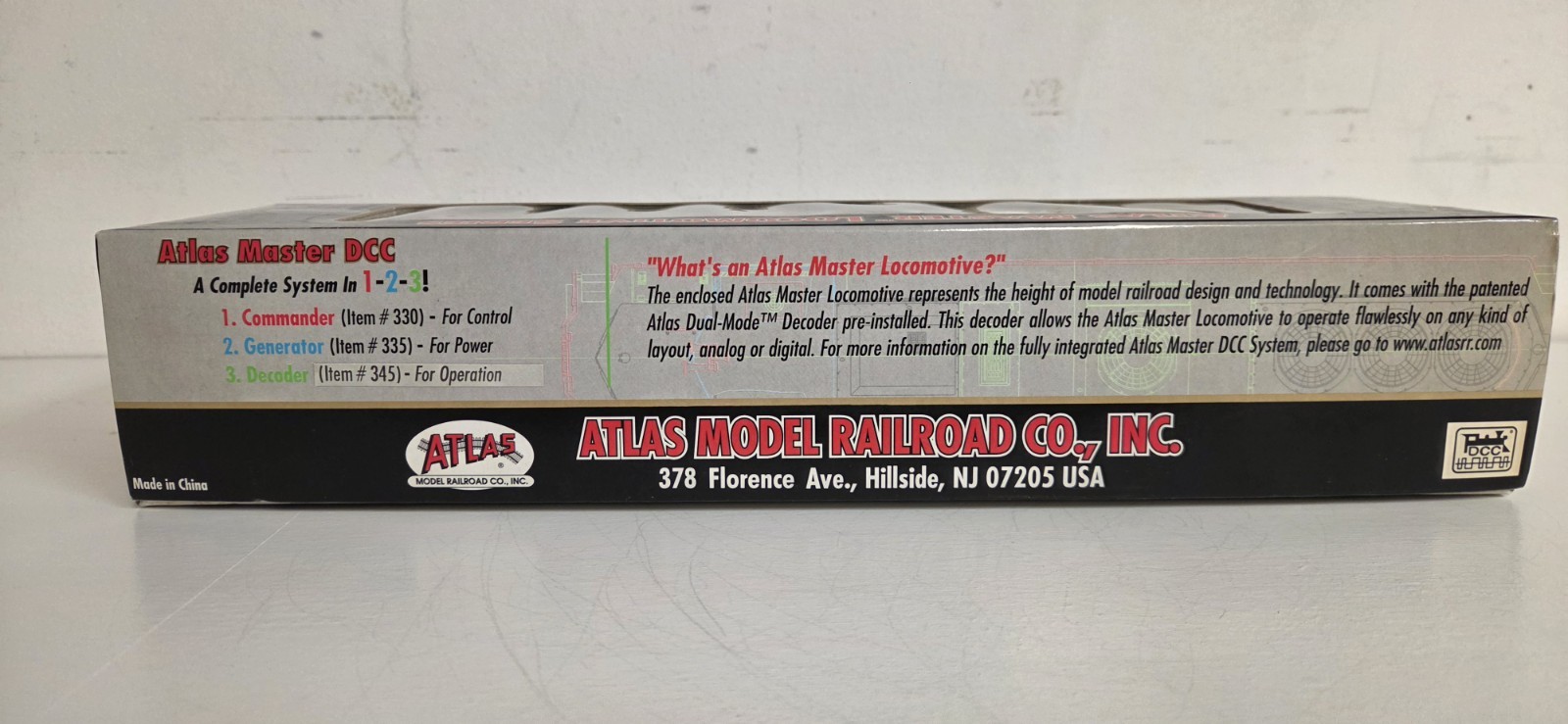 Atlas Master Series 9554 FM H16-44 Santa Fe #3007 W/DCC/DC/LED