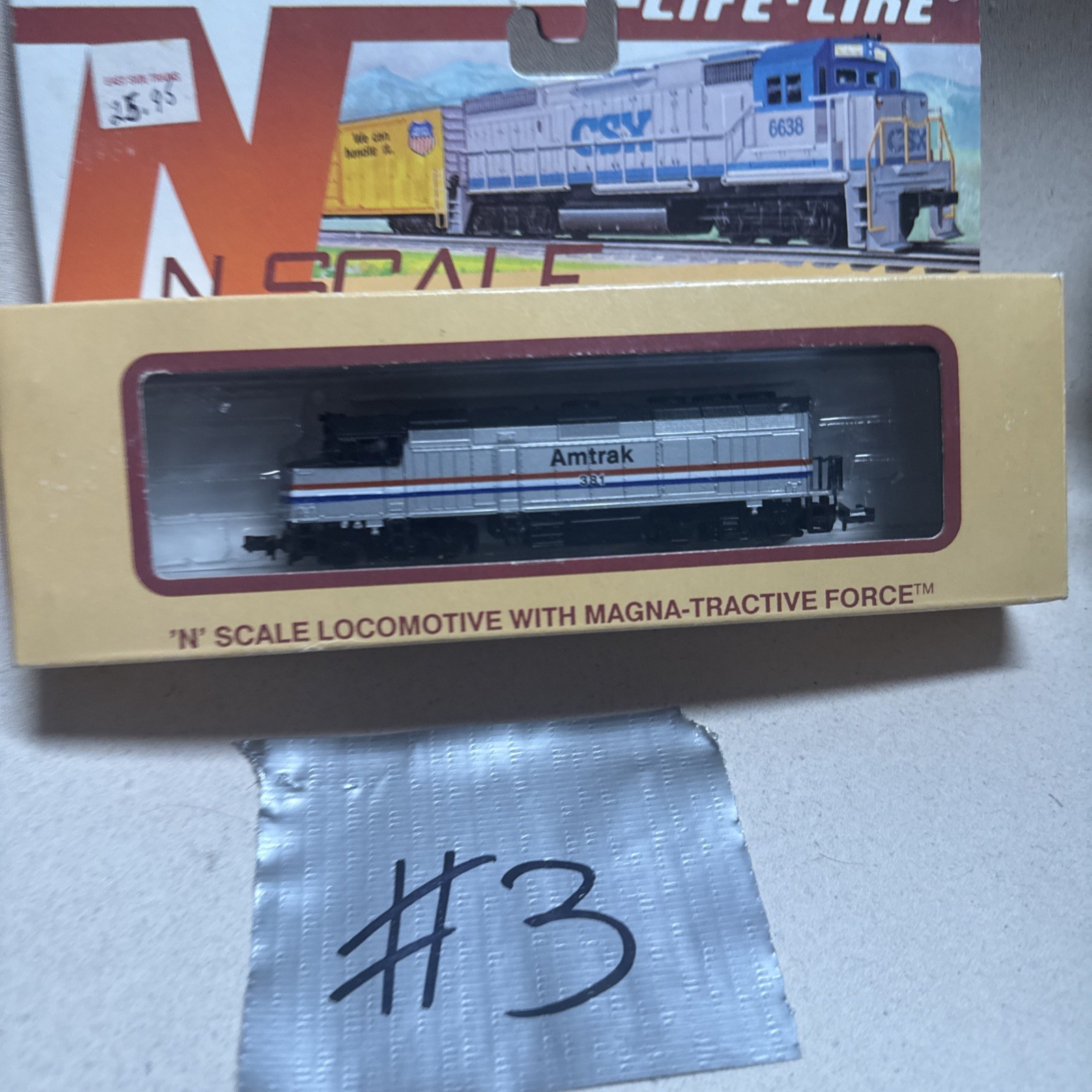 N Scale Amtrak N F40 Locomotive Life Like Trains 7641 Loco AMT All Wheel Drive