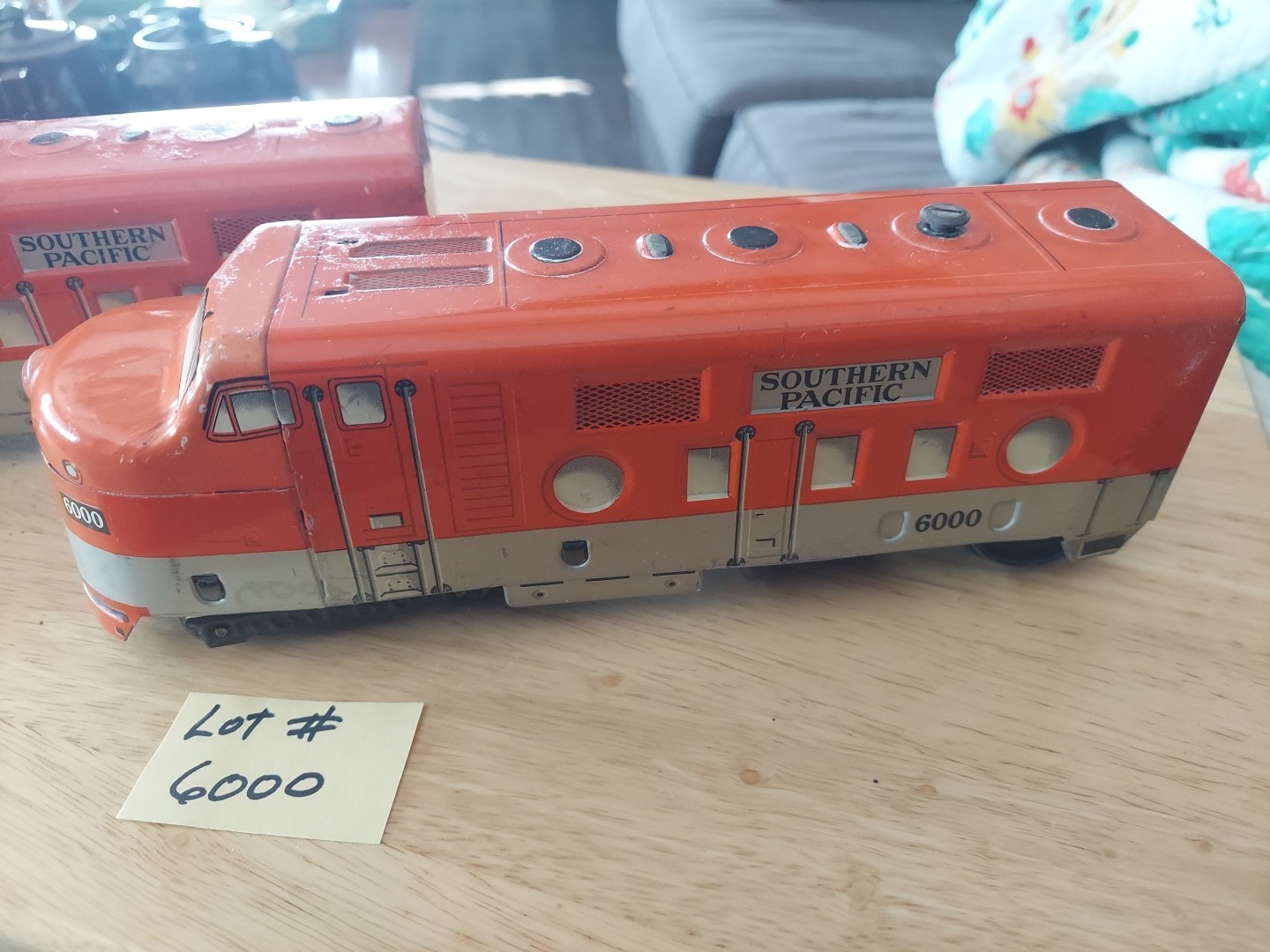 Marx Train 6000 Southern Pacific Diesel Locomotive metal Lot #6000