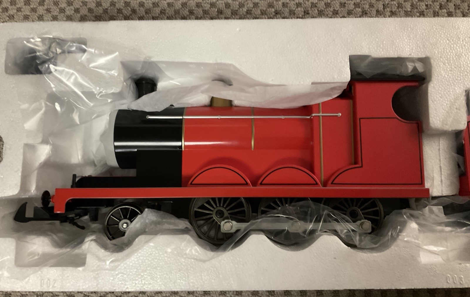 Bachmann Thomas & Friends G Scale Large James Electric Model Train 91403