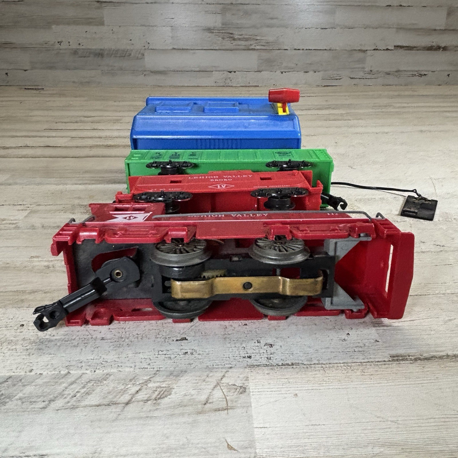 Marx Lehigh Valley Battery Operated Train Set NYC Gondola Caboose Transformer 80