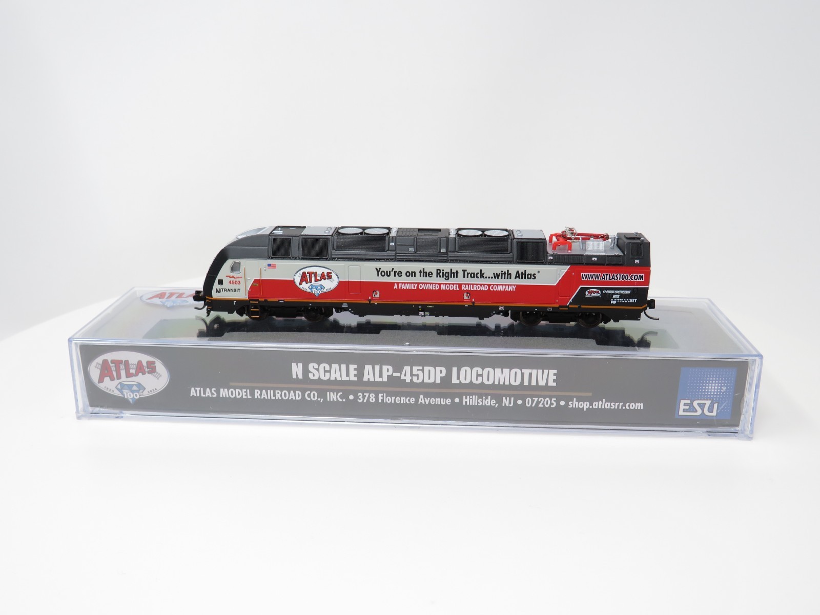 Atlas N 40005741 DCC Sound Atlas 100th Anniversary ALP-45DP Diesel ESU LokSound