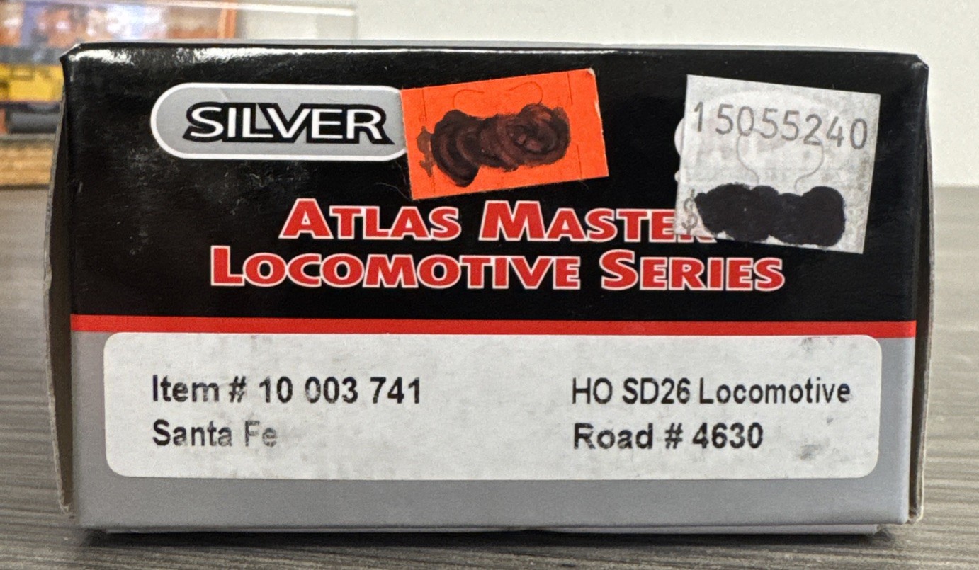 Atlas Master Silver HO #10003741 SD26 Locomotive Santa Fe #4630 DCC Ready & NIB!