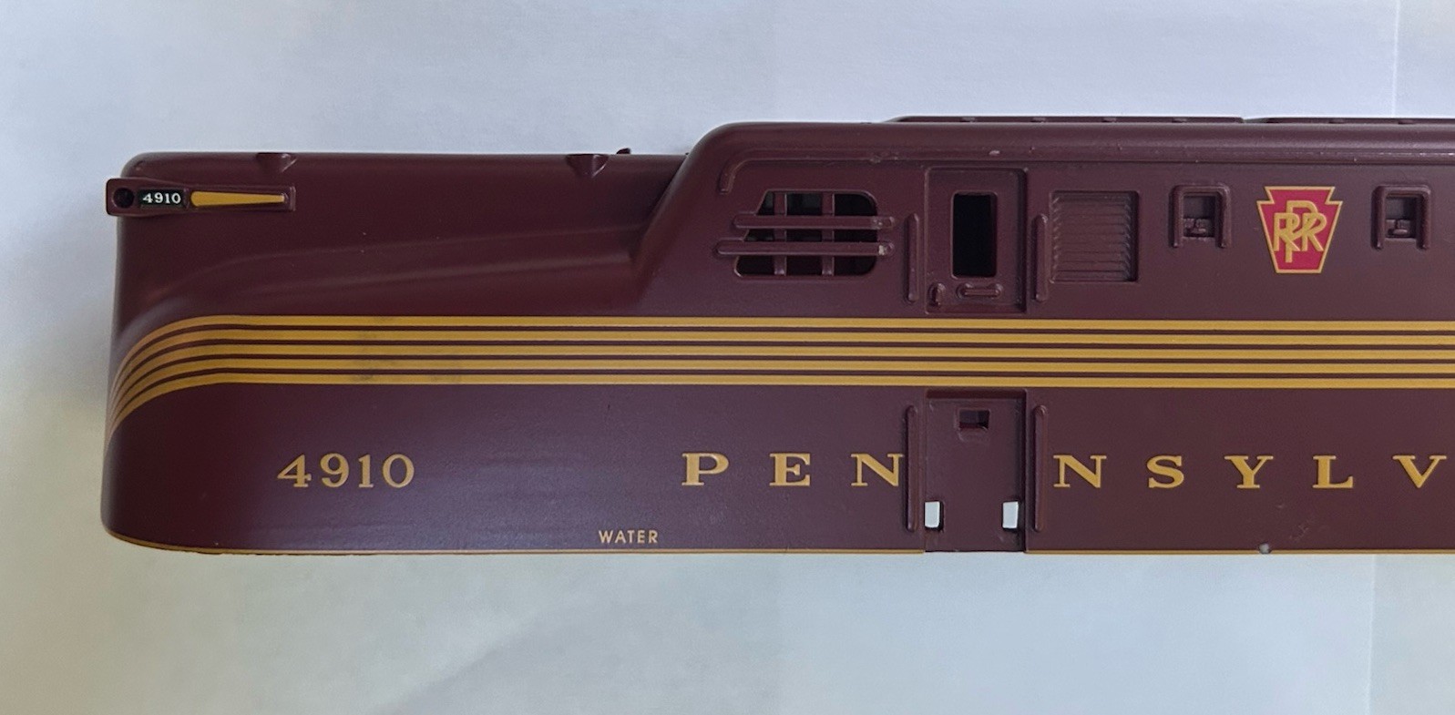 MTH O Scale 4910 GG-1 Shell Pennsylvania Diecast In Tuscan