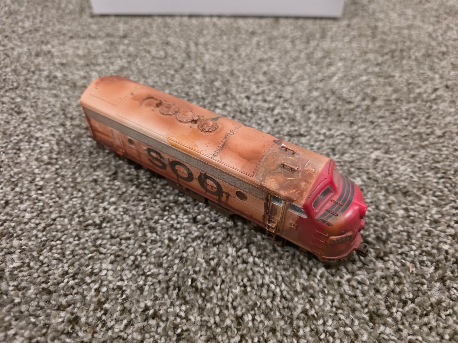 HO Scale Soo Line F7 #2226B (Weathered)