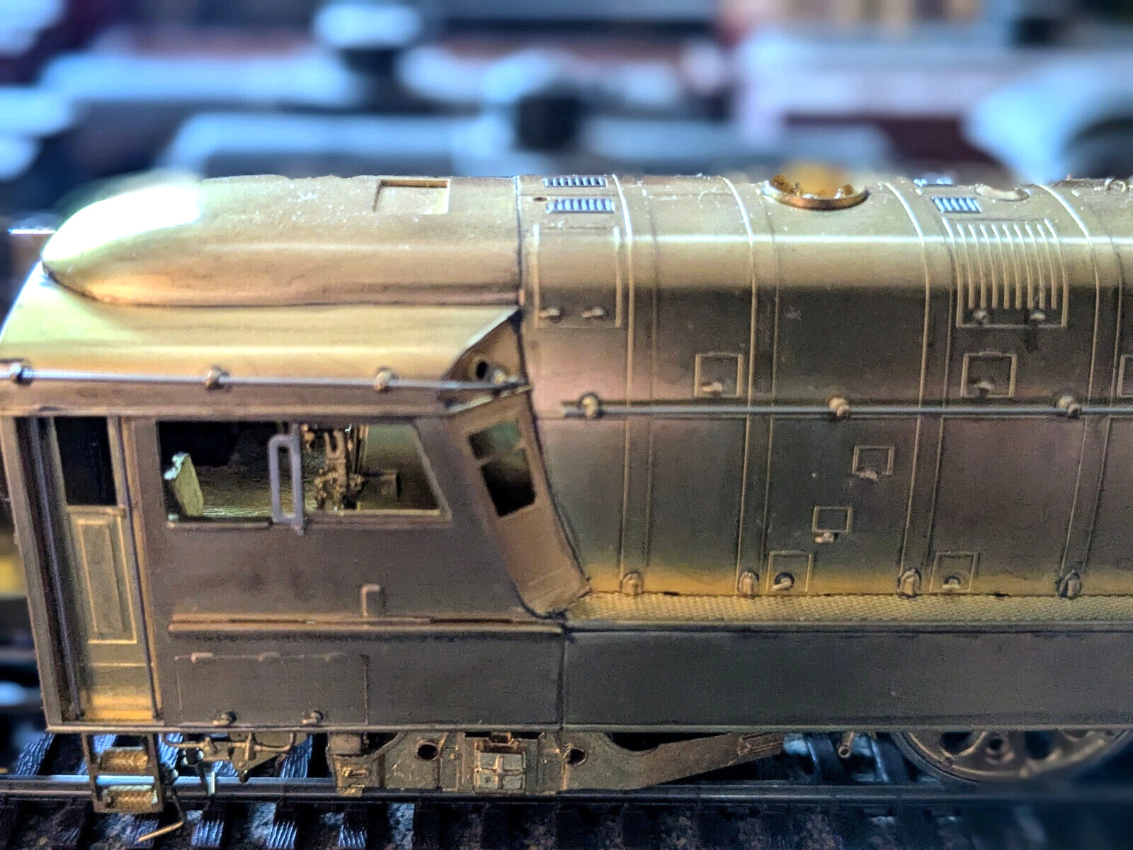 **1 OF 100! OVERLAND BRASS MILW RD CLASS A 4-4-2 #3-4 MODERNIZED HO *”RUNS G@@D!