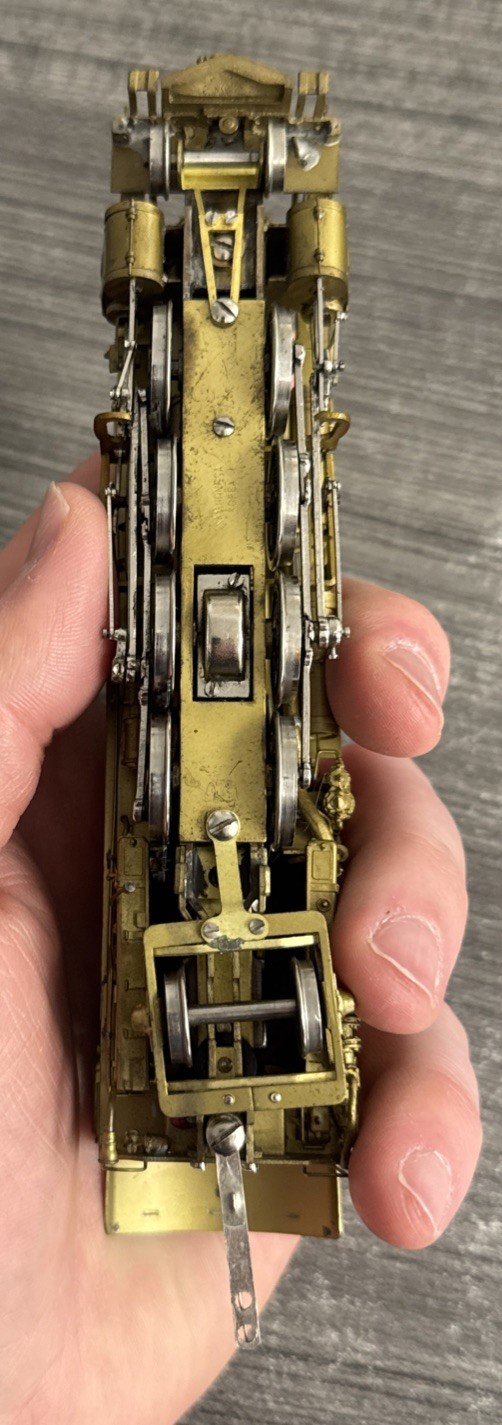 Key Imports HO Brass Mikado D&RGW 2-8-2 K-59 Steam Engine Unpainted & Needs TLC!