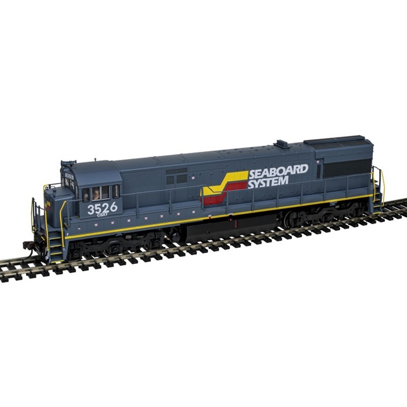 Atlas HO Master Silver GE U28C DC CSX CSXT ex-Seaboard System Gray/Yellow #1533