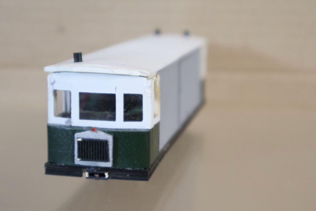 KIT SCRATCH BUILT O-16.5 NARROW GAUGE DCC FITTED WORKS RAILCAR BUS LOCO om