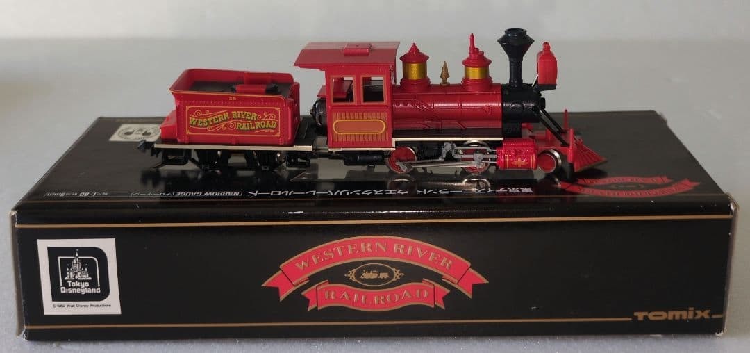 Rio Grande Steam Locomotive N Scale 1/80 Western River TOMIX Railroad Disney Ra