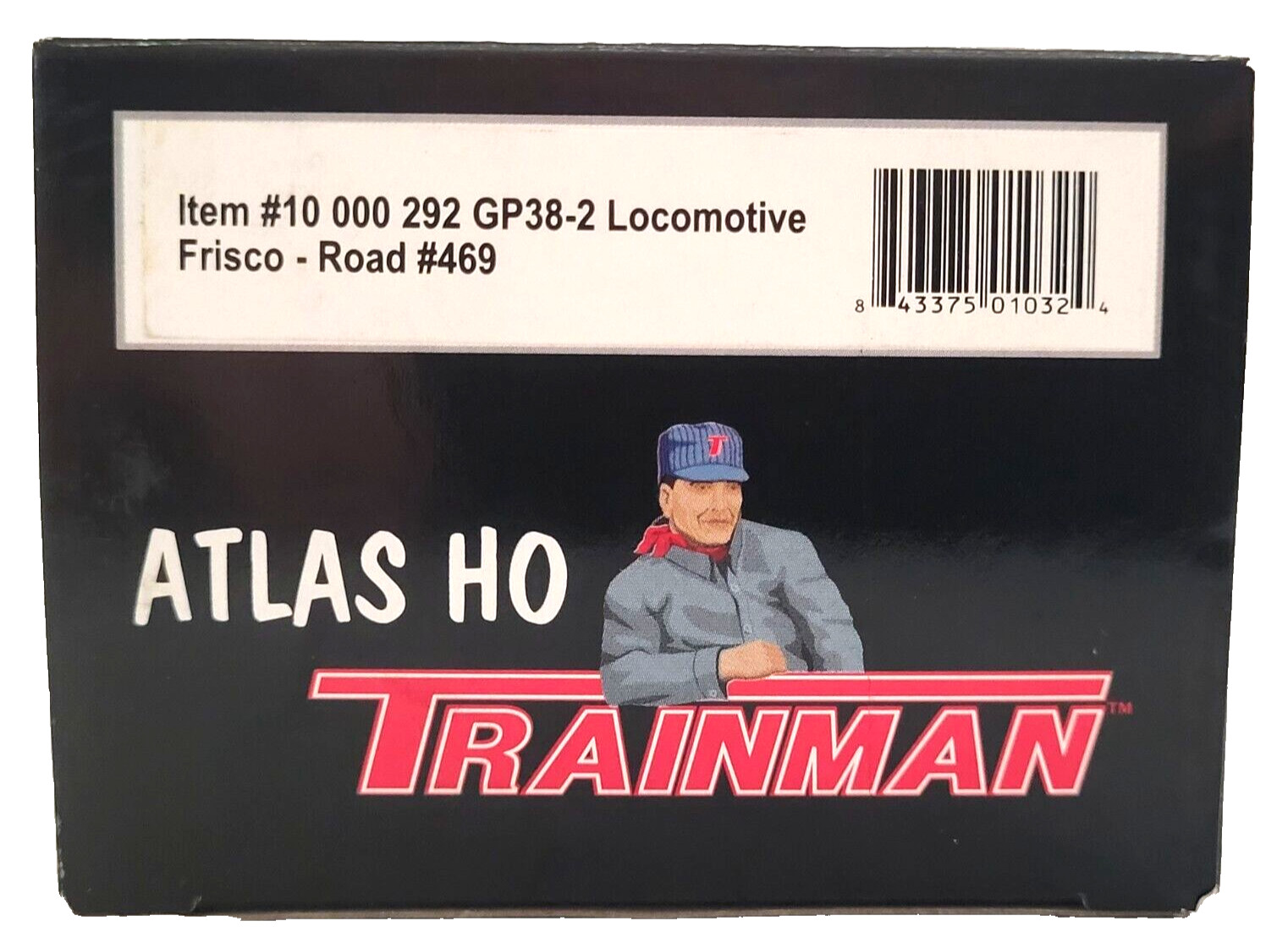 Atlas Trainman 10000292A HO Scale GP38-2 with Low Nose DC Frisco #469 New Tested
