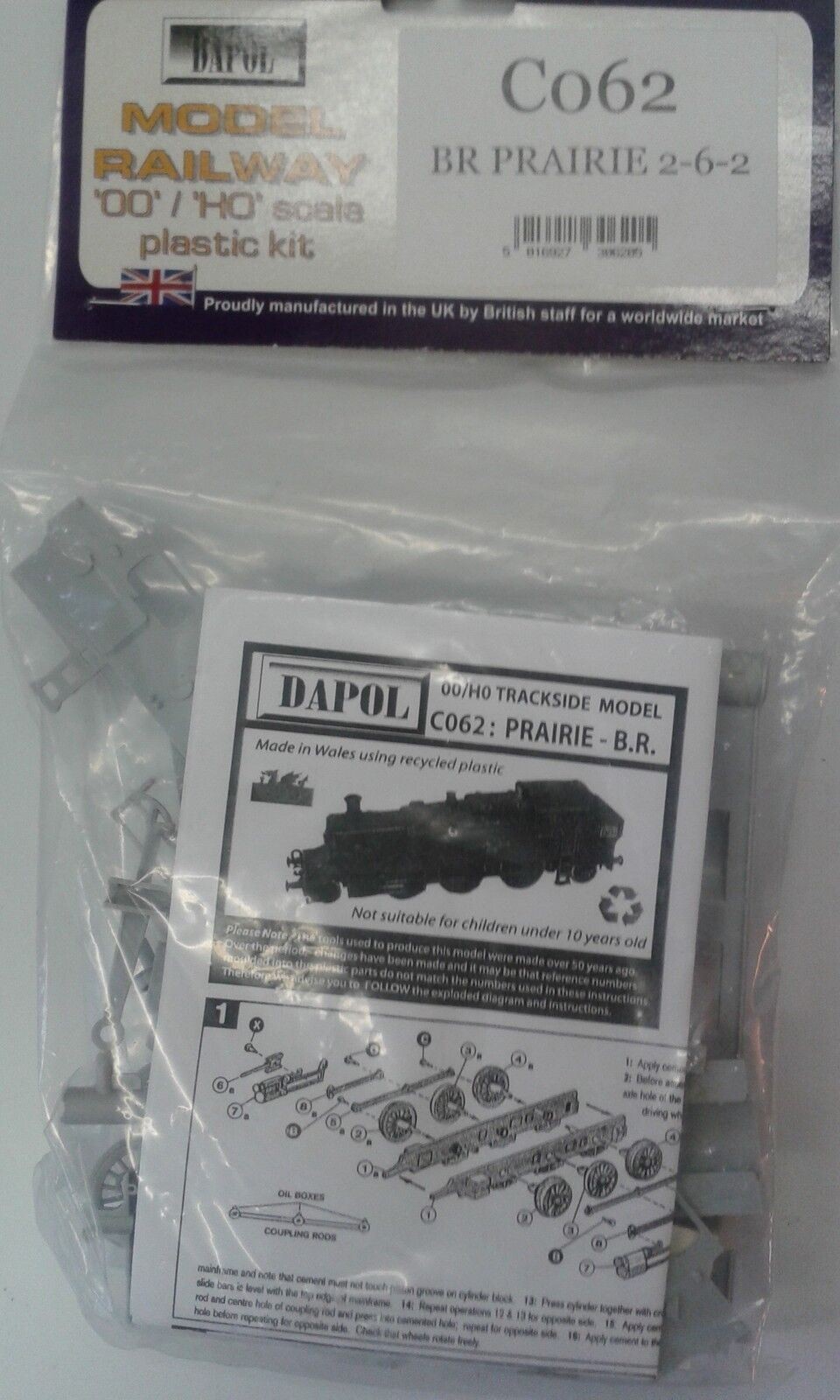 2-6-2T Prairie Tank 6100 BR Steam Loco Dapol Kitmaster C062 OO