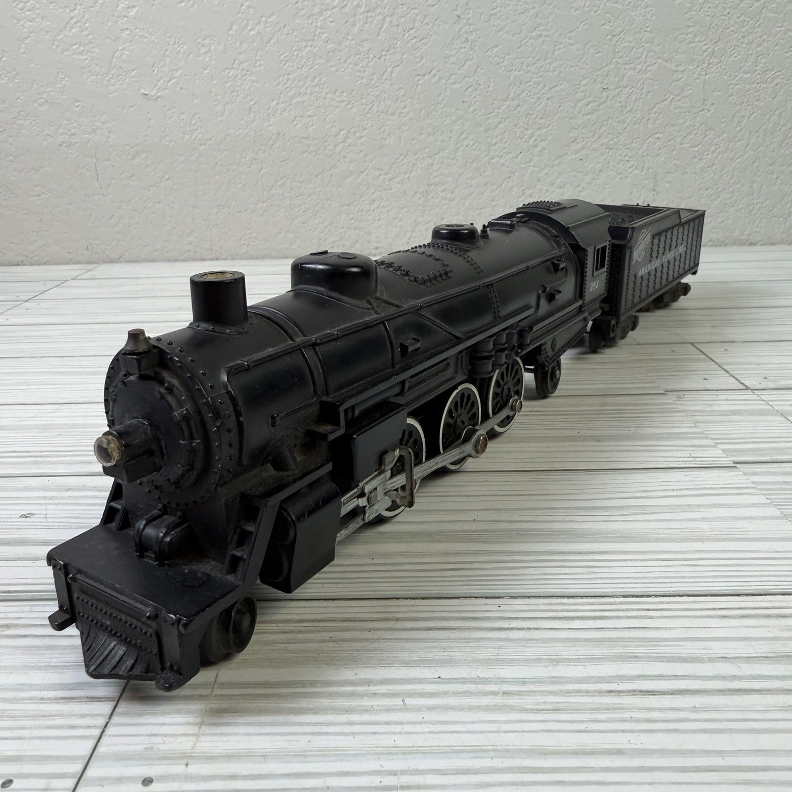 VTG American Flyer #283 S steam locomotive & tender, Northwestern Line Untested