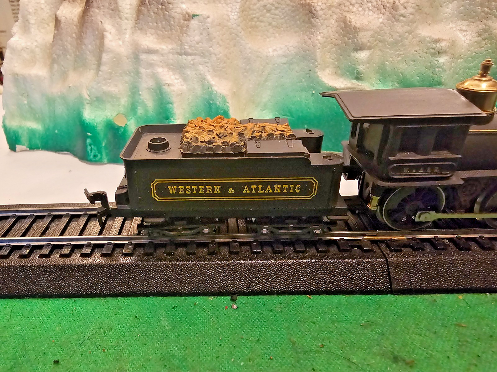 HO Scale Pocher W&ARR Steam Locomotive & Tender Set 4-4-0 Tested / Runs #2