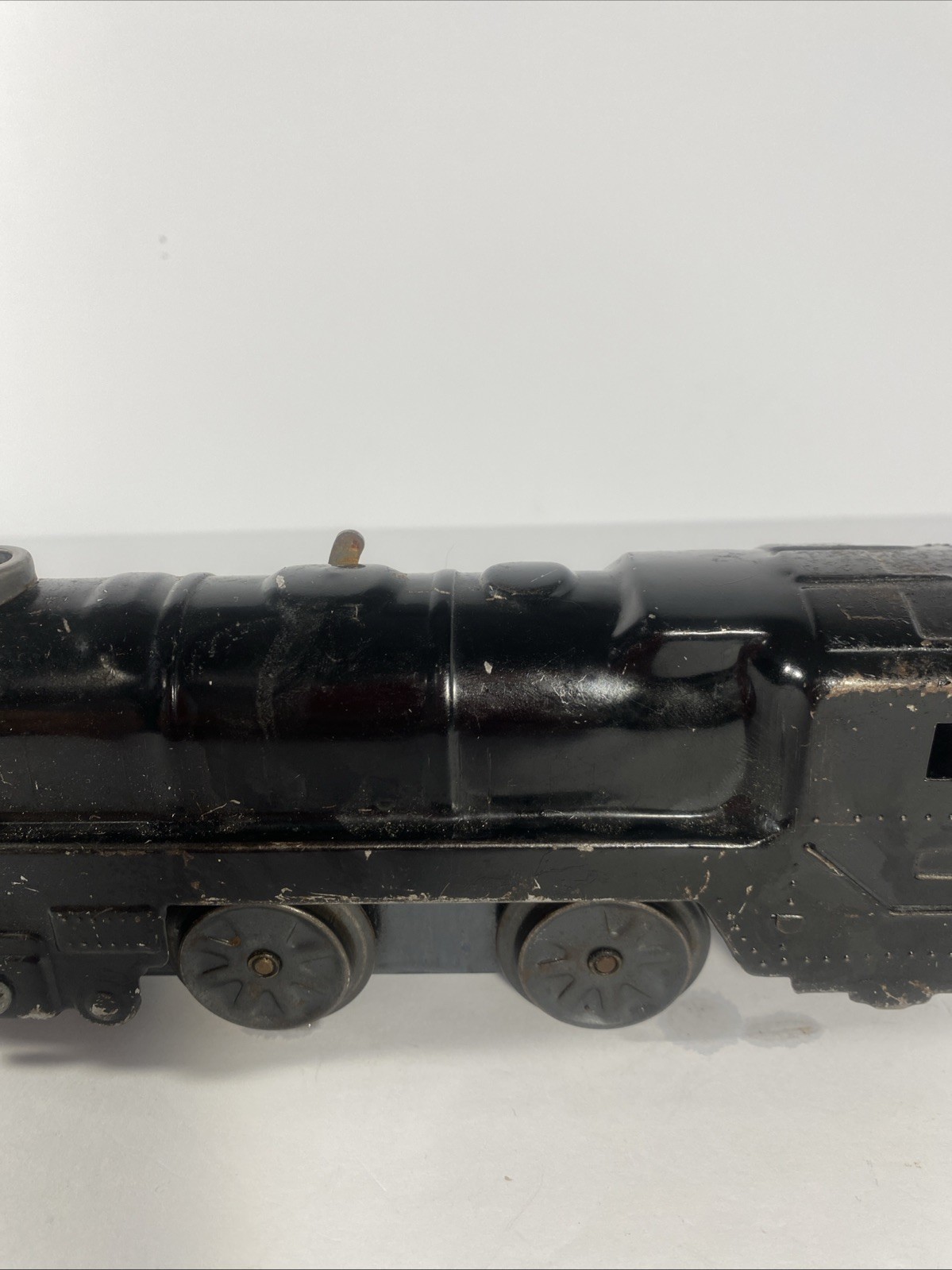 Marx Trains O Gauge Tinplate Wind-Up Steam Locomotive Engine Tested Works No Key