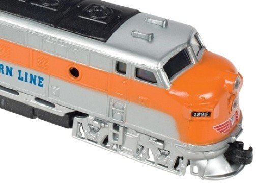 Classic Loco Diesel Engine Train Locomotive Powerful Pull Back Action 6 ½ Inches