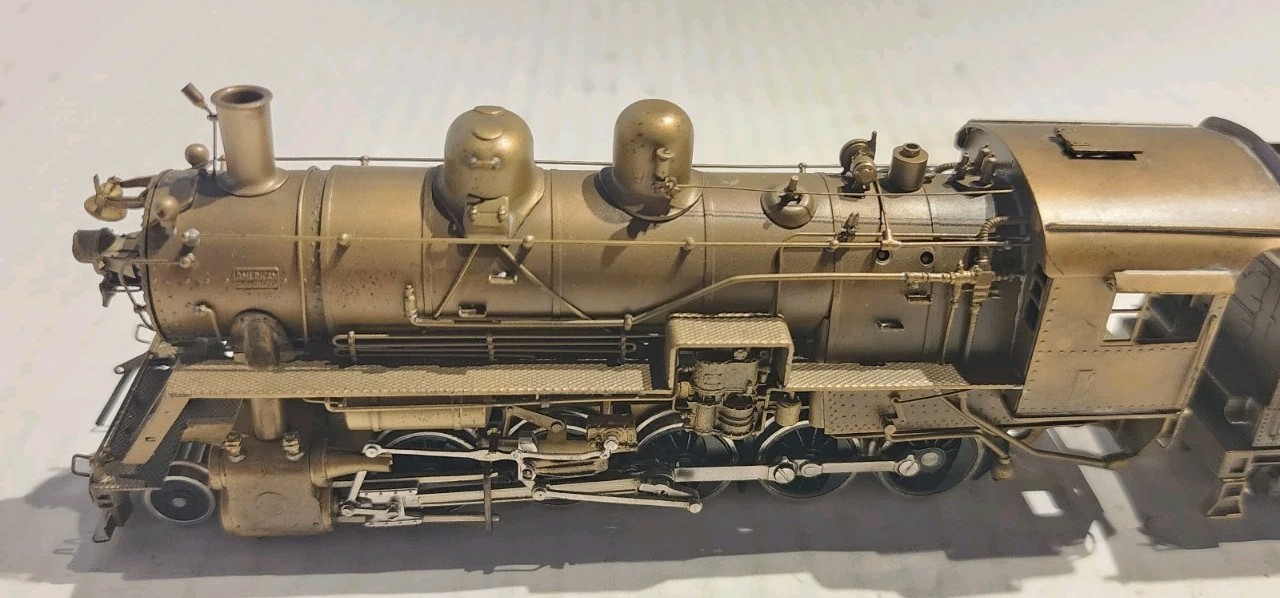 Pacific Fast Mail HO Scale Brass 2-10-0 Russian Decapod Undecorated