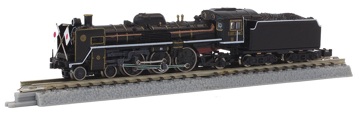 Rokuhan Z gauge T027-3 JNR C57 type steam locomotive No. 1 specification