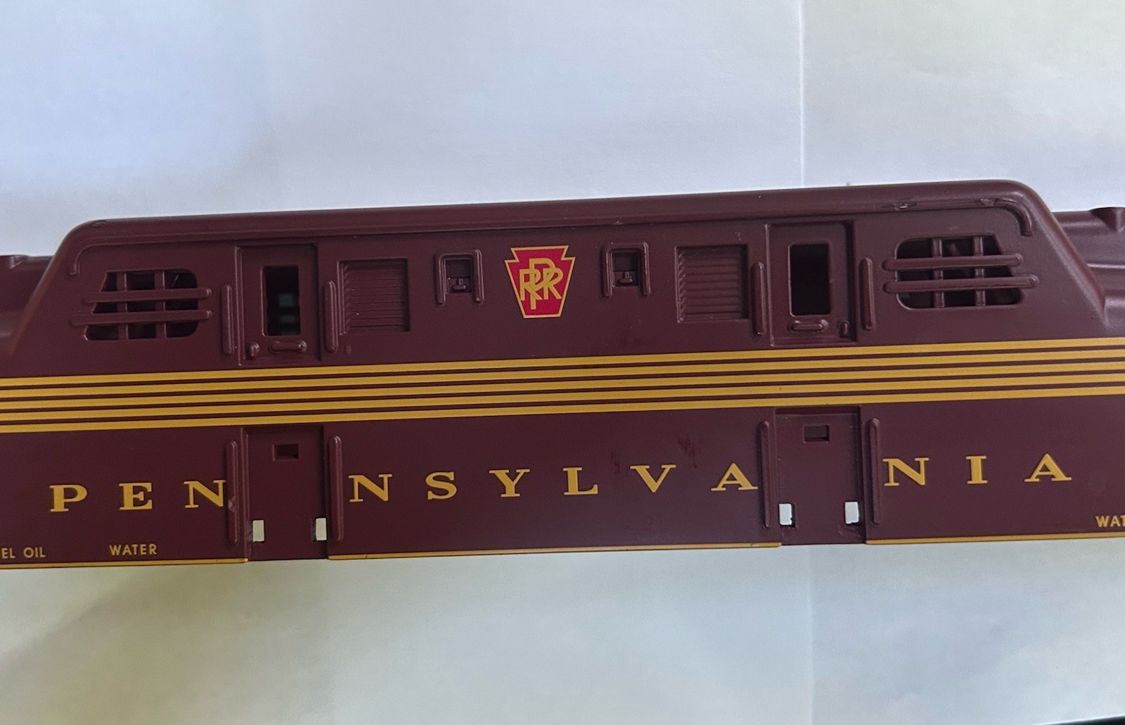 MTH O Scale 4910 GG-1 Shell Pennsylvania Diecast In Tuscan