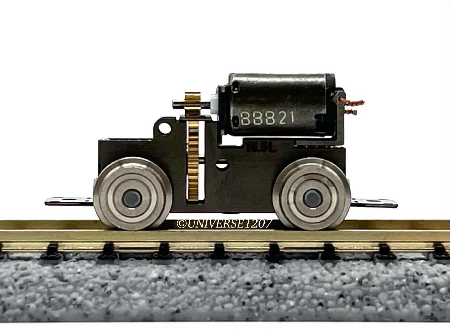N/HOn30/HOe/009 Aru-Model NZ16.5S Power Drive Chassis 16.5mm/5.6mm OO9 Gauge