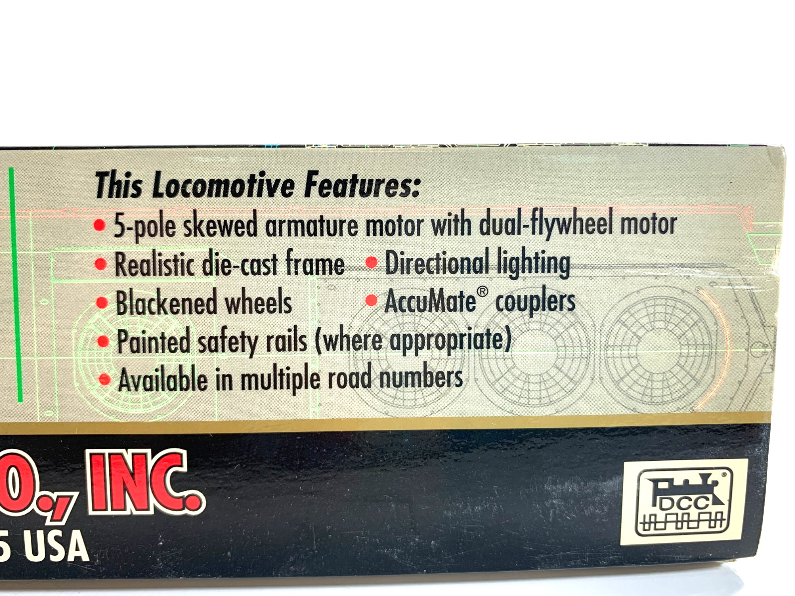 Atlas Master 9500 Undecorated (Painted Black Shiny) H15/16-44 Loco, HO scale