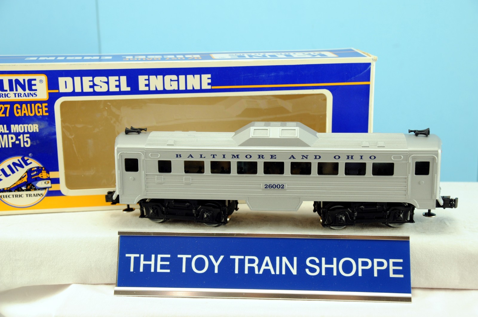 K-LINE K-26002 BALTIMORE & OHIO B&O RDC POWERED BUDD CAR. TESTED. EXC COND IB.