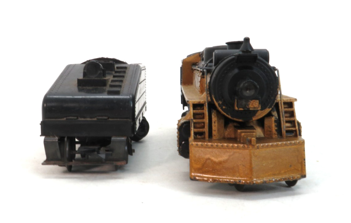 Marx No. 666 Custom Painted 2-4-2 Steam Locomotive & S.P. Tender, O Gauge