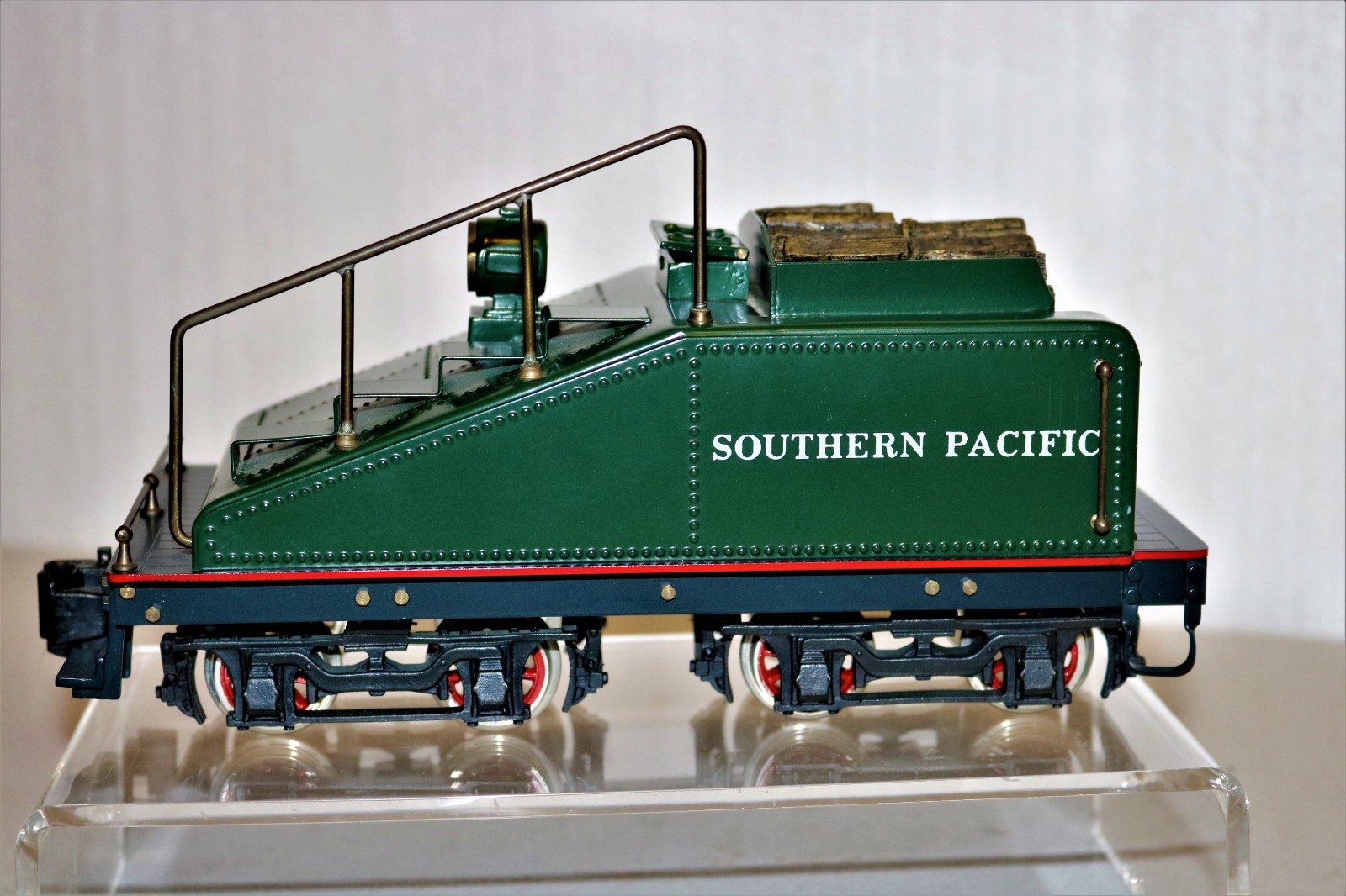 @@@ MINTISH RARE G scale Brass DELTON Southern Pacific GREEN SP 0-4-0 #7 Ser#114