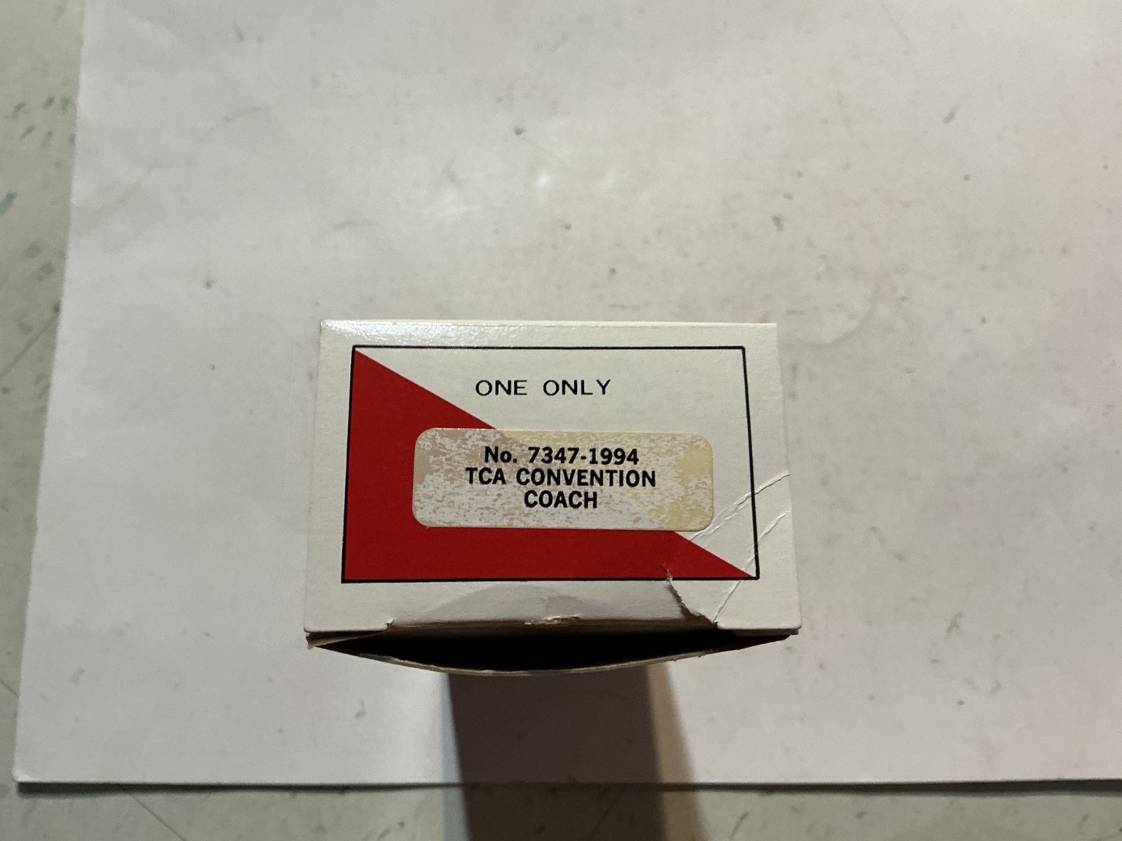 Marx 0 Gauge : TCA Convention Coach Car 7347-1994 NIB