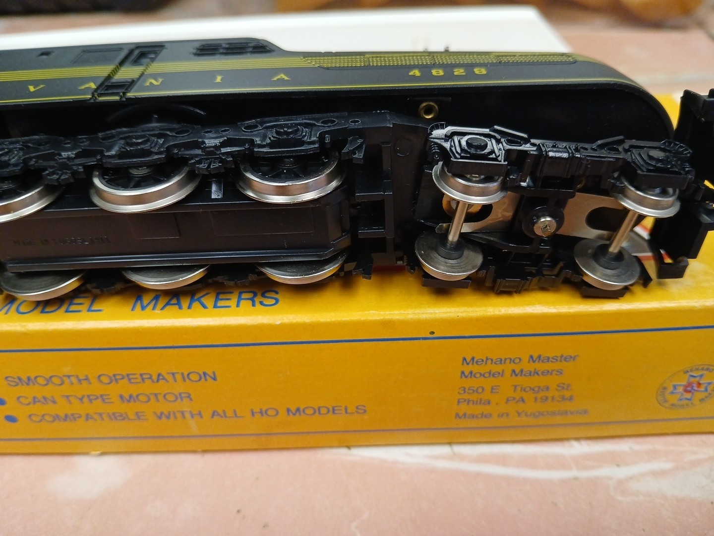Mehano HO PRR GG1 Electric Locomotive #4828 PRR w/Box UNTested MAKE OFFER NEW OS