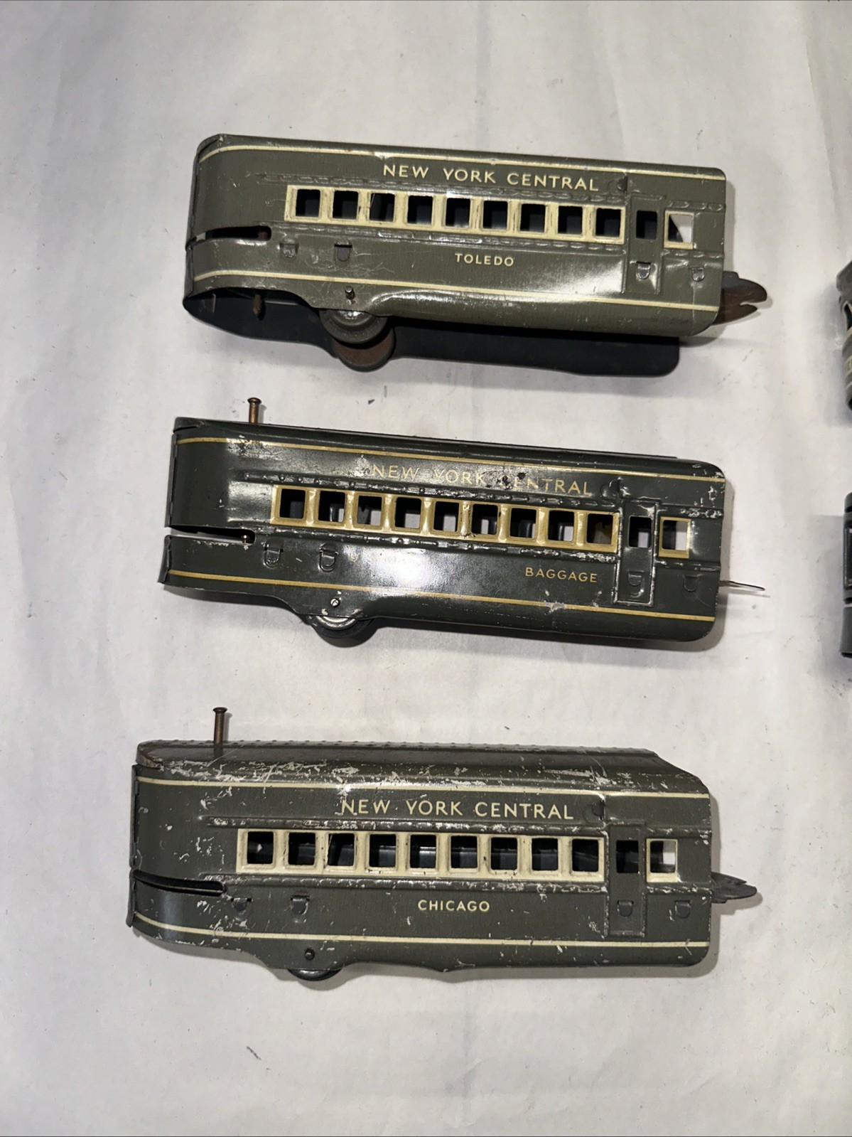 Marx Prewar Mercury NYC Wind Up Train Set Complete O Gauge Tin Litho Works