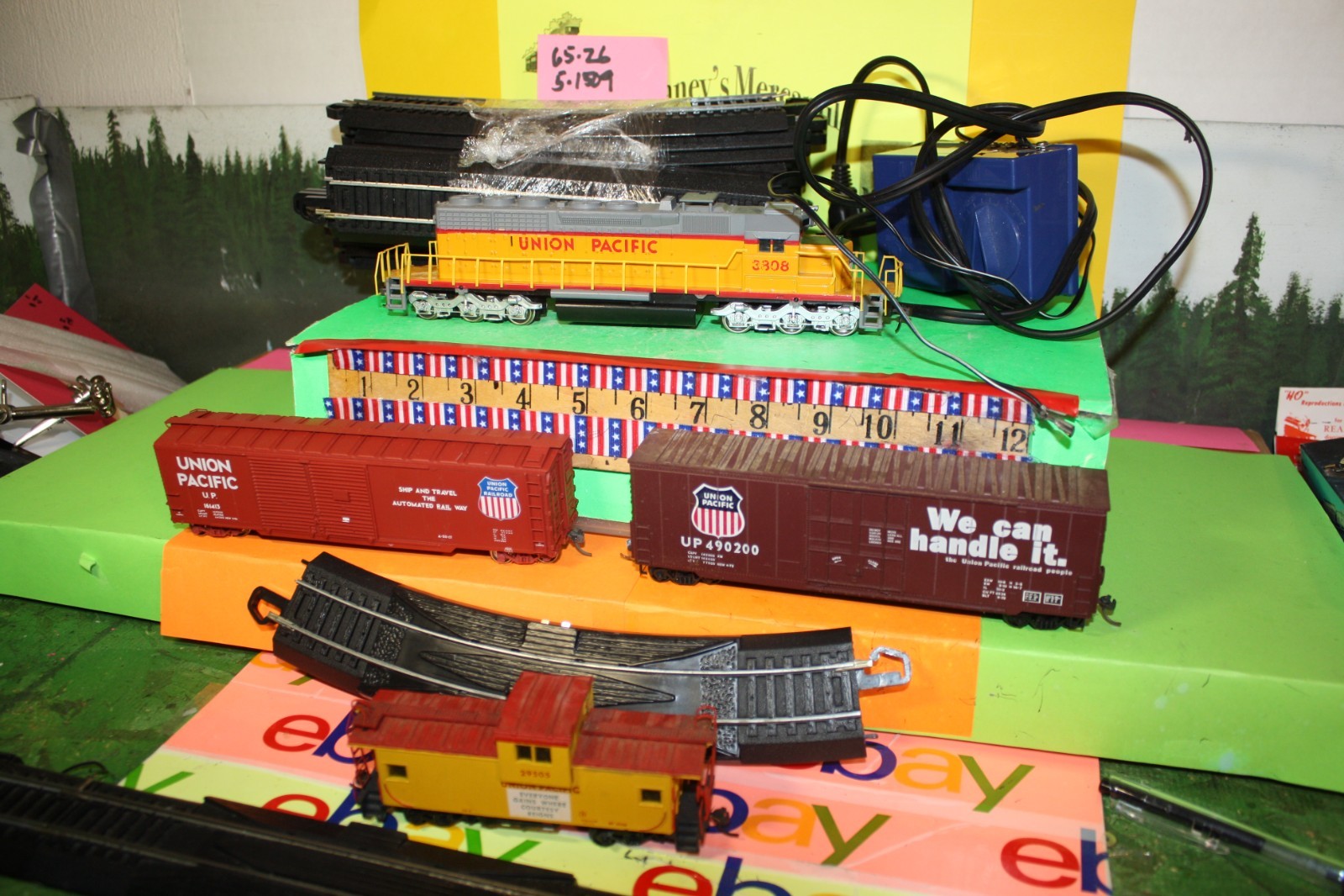 HO Bachmann Spectrum 21 Piece Train Set -see pictures and video