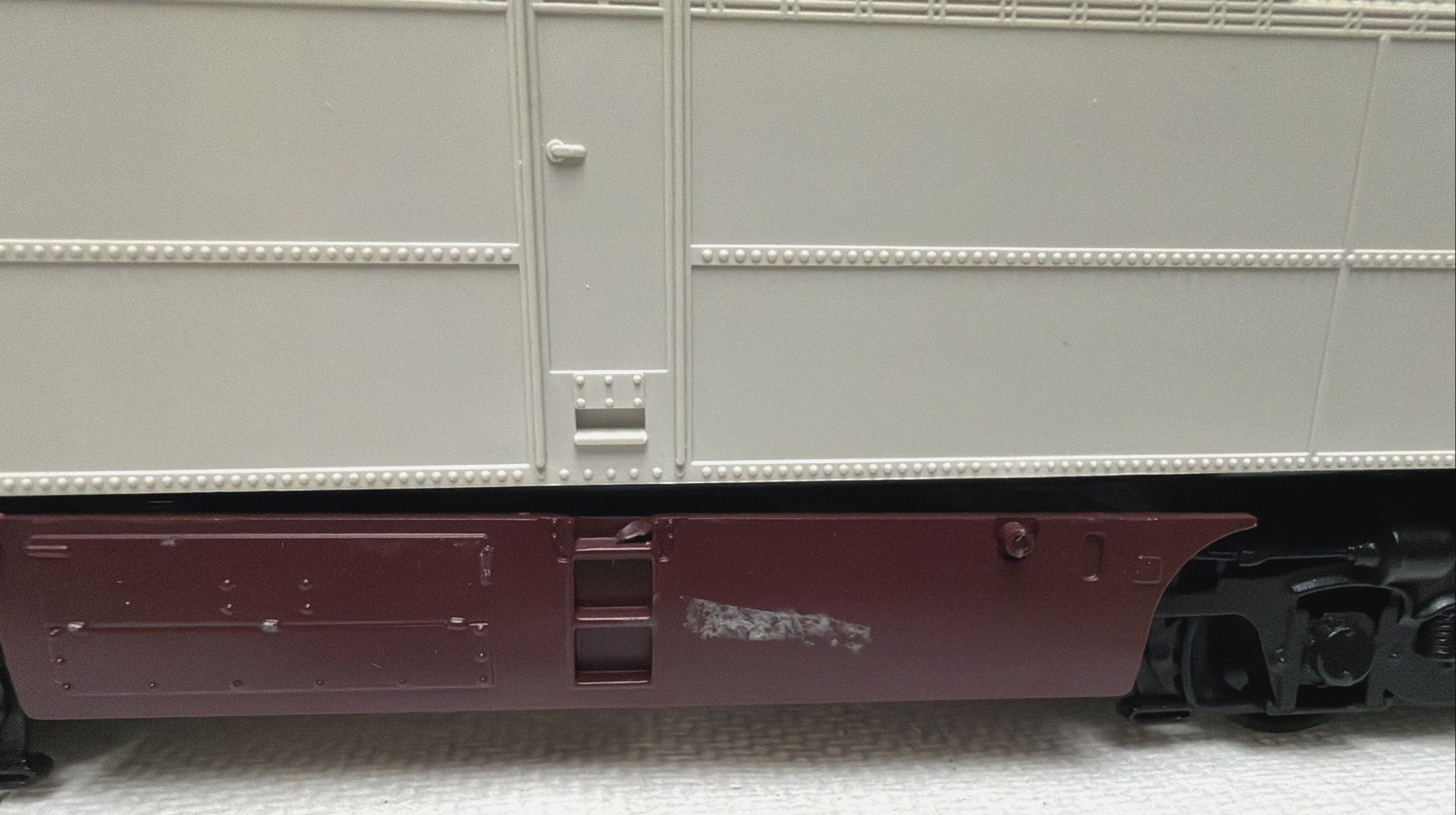 RAILKING BY MTH ALCO PA DIESEL A-UNIT NON-POWERED UNDECORATED. MTH PARTS. #3