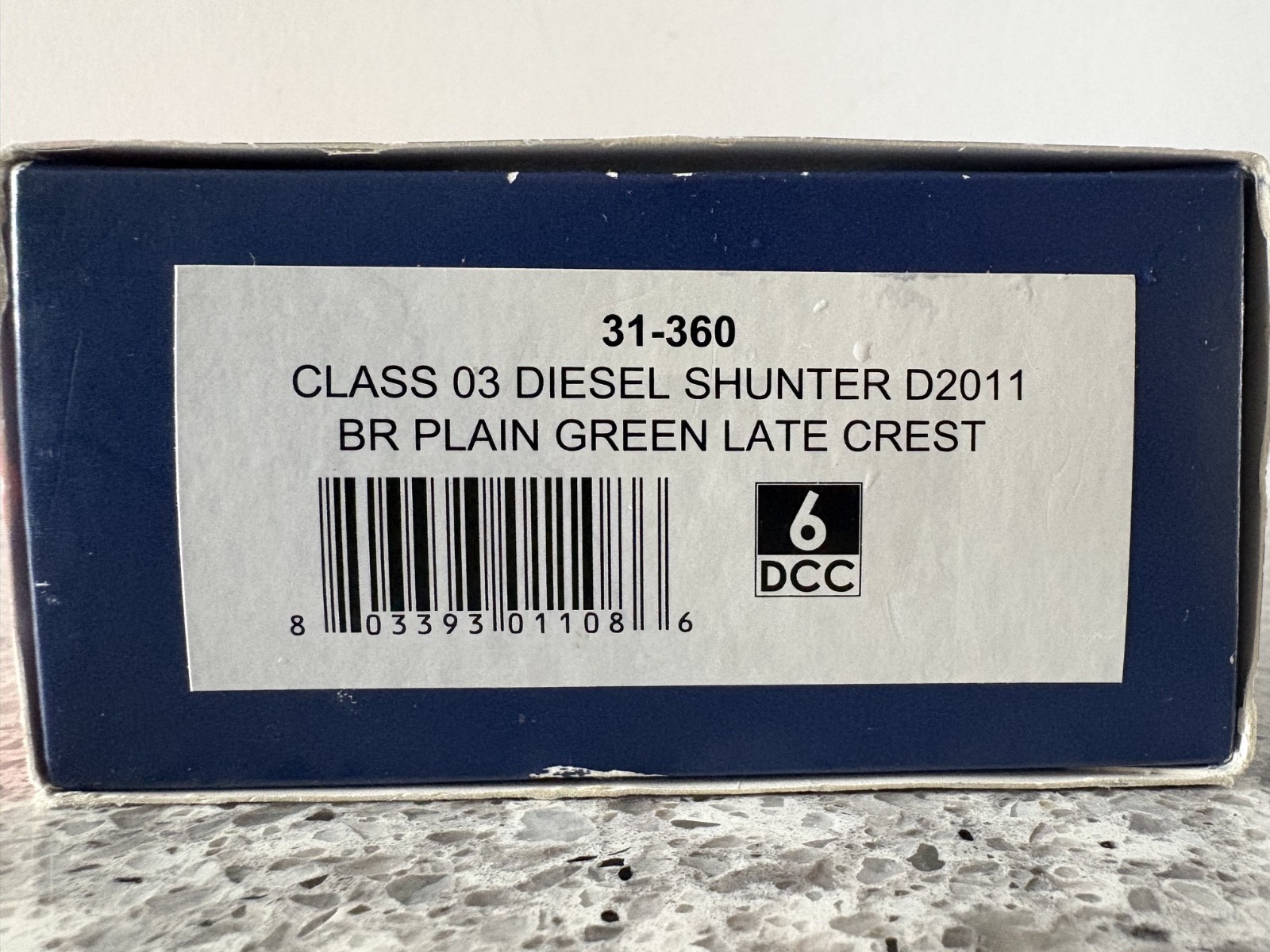 BACHMANN CLASS 03 DIESEL SHUNTER BR PLAIN GREEN LATE CREST D2011 DCC FITTED